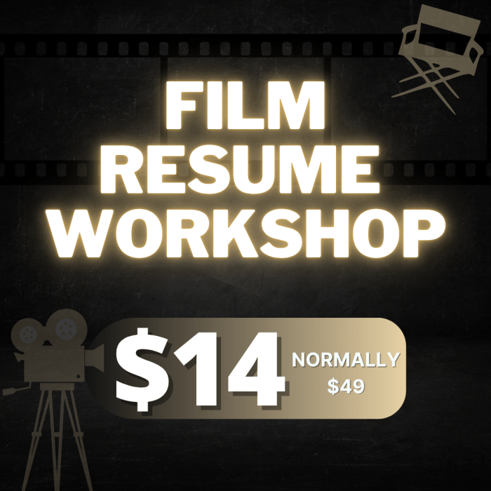 Film Resume Workshop